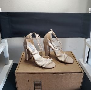 TOUCH UPS Women's Peyton Heeled Sandal Size 5, Nude